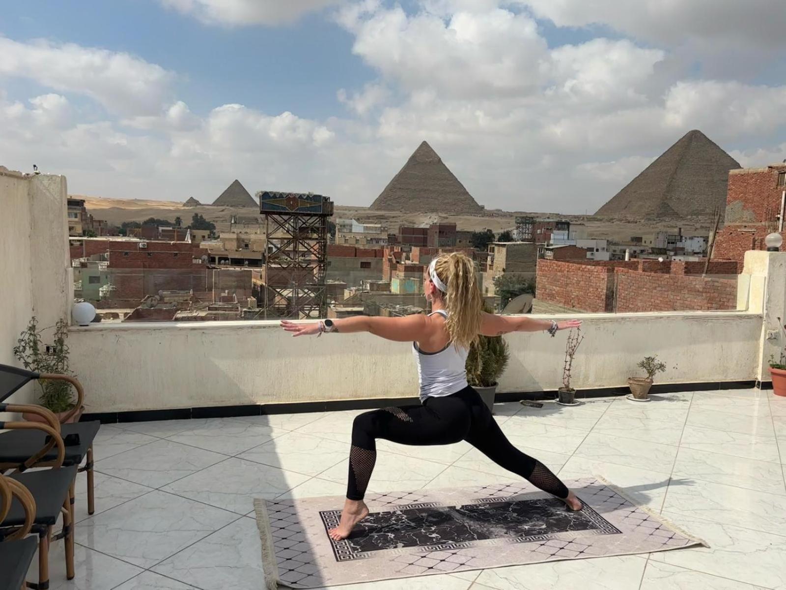 ホテル Eagles Pyramids View Kafret el-Gabal エクステリア 写真