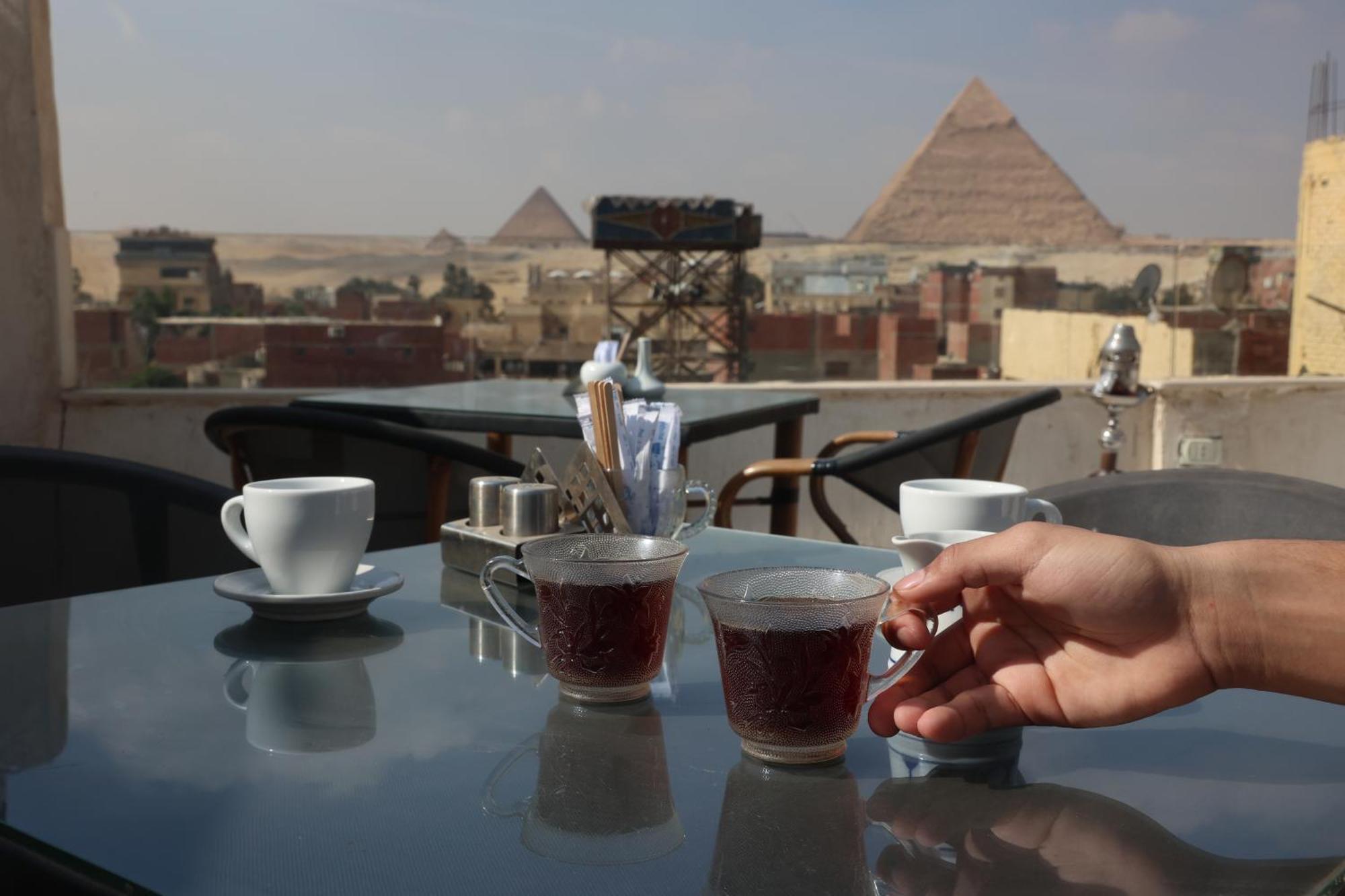 ホテル Eagles Pyramids View Kafret el-Gabal エクステリア 写真