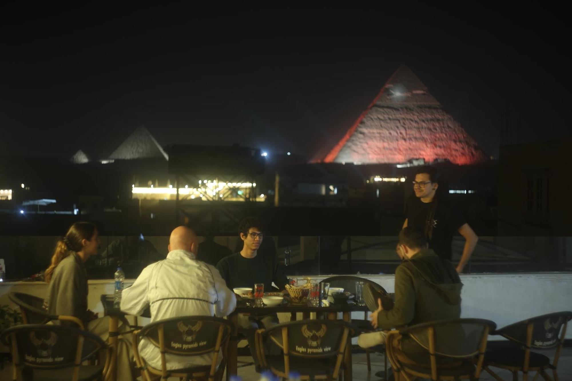 ホテル Eagles Pyramids View Kafret el-Gabal エクステリア 写真